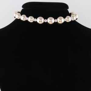 Rhinestone Beaded Choker Necklace
